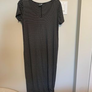 B&W Maxi Dress